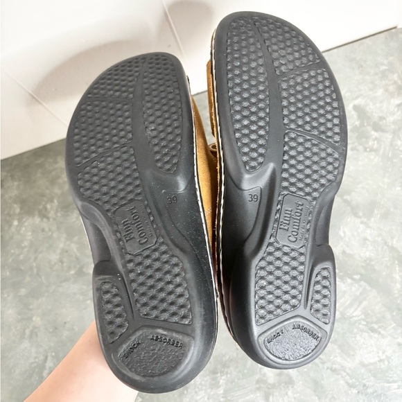 Finn Comfort sansibar slide two strap suede leather sandals size EU 39 (US 8) - Picture 3 of 5